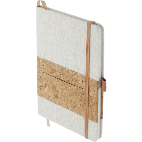 FSC® Mix 5.5" x 8.5" Recycled Cotton Cork Notebook 13