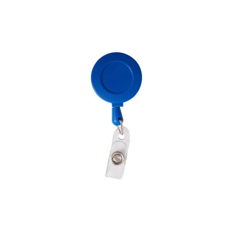Cord Round Retractable Badge Reel with Metal Slip Clip 9
