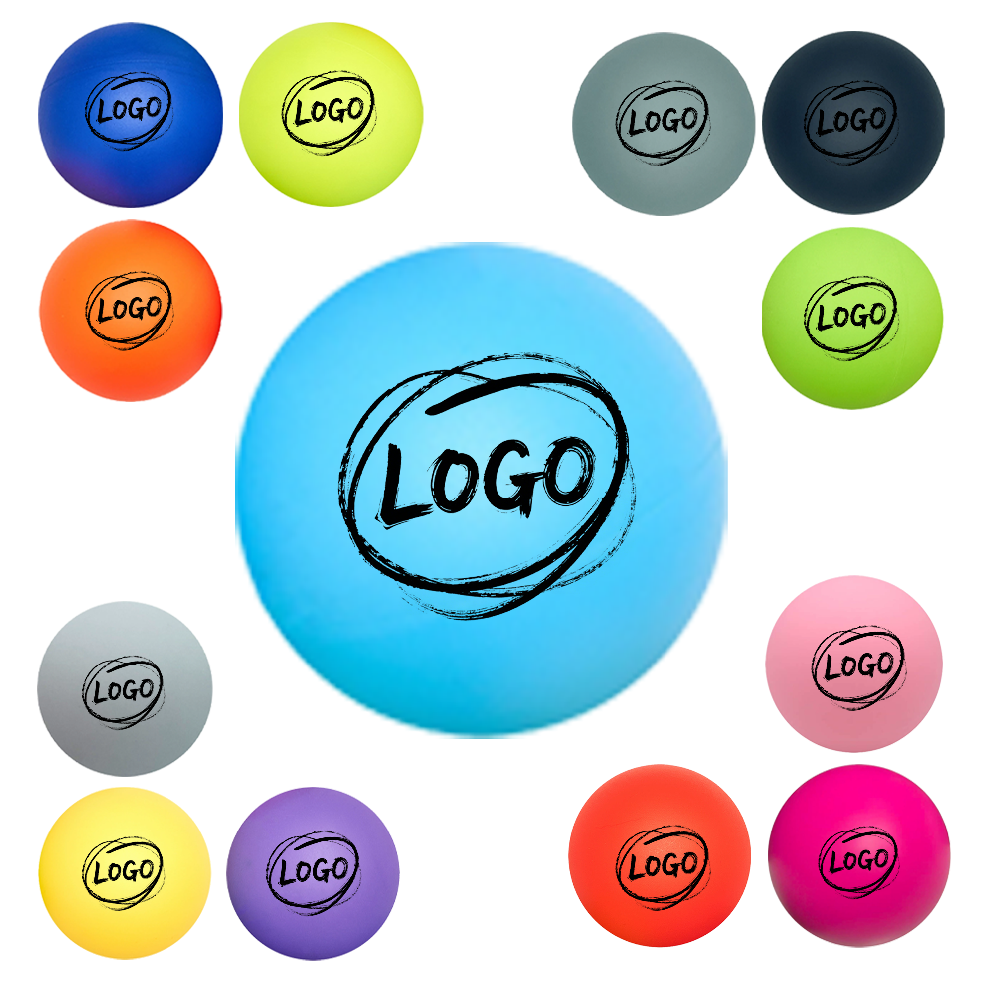 Silicone Yoga Massage Ball 6