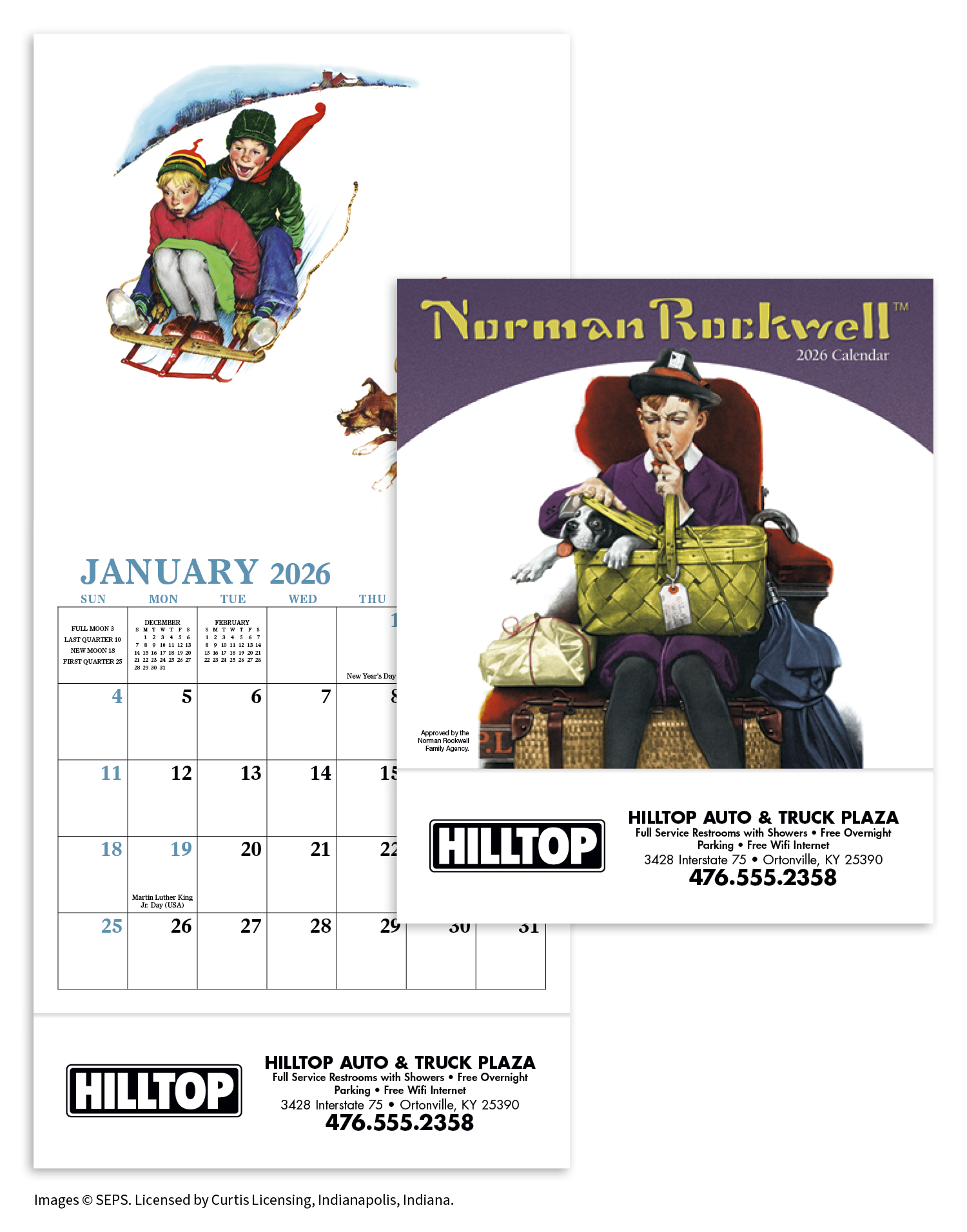 HotLine® Products Norman Rockwell Mini Calendar 5