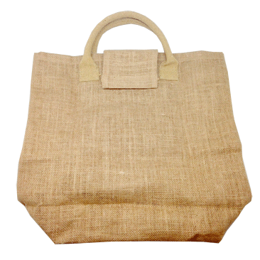 All purpose natural soft jute tote bag 1