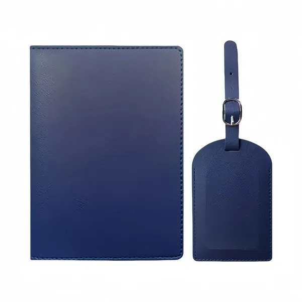 PU Leather Passport Holder and Luggage Tag Set 11