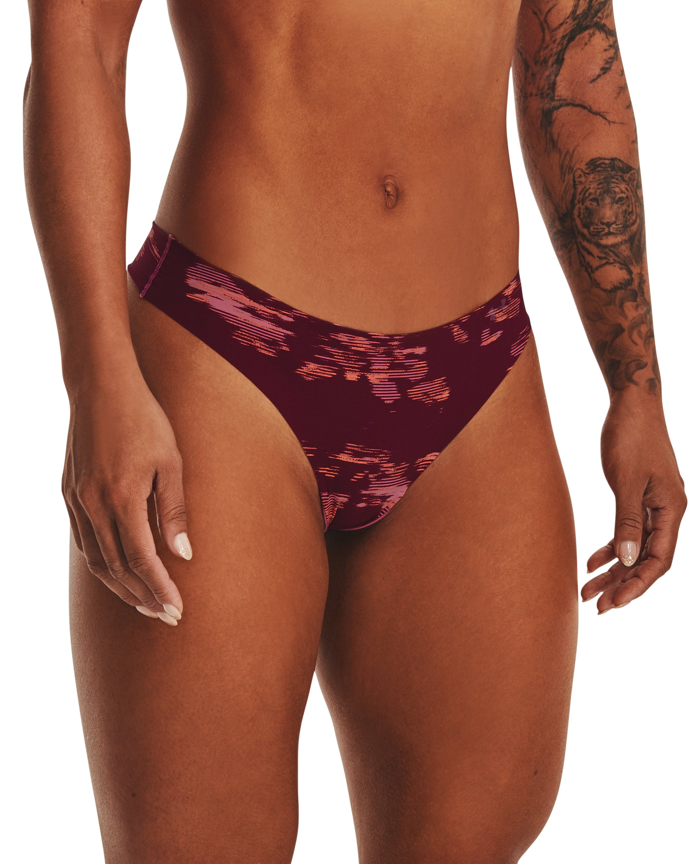 UA Pure Stretch Printed Women's 3-Pack Thong 5