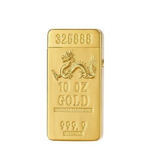 Exquisite Dragon Gold Dual Arc Lighter With Dragon Mark 11