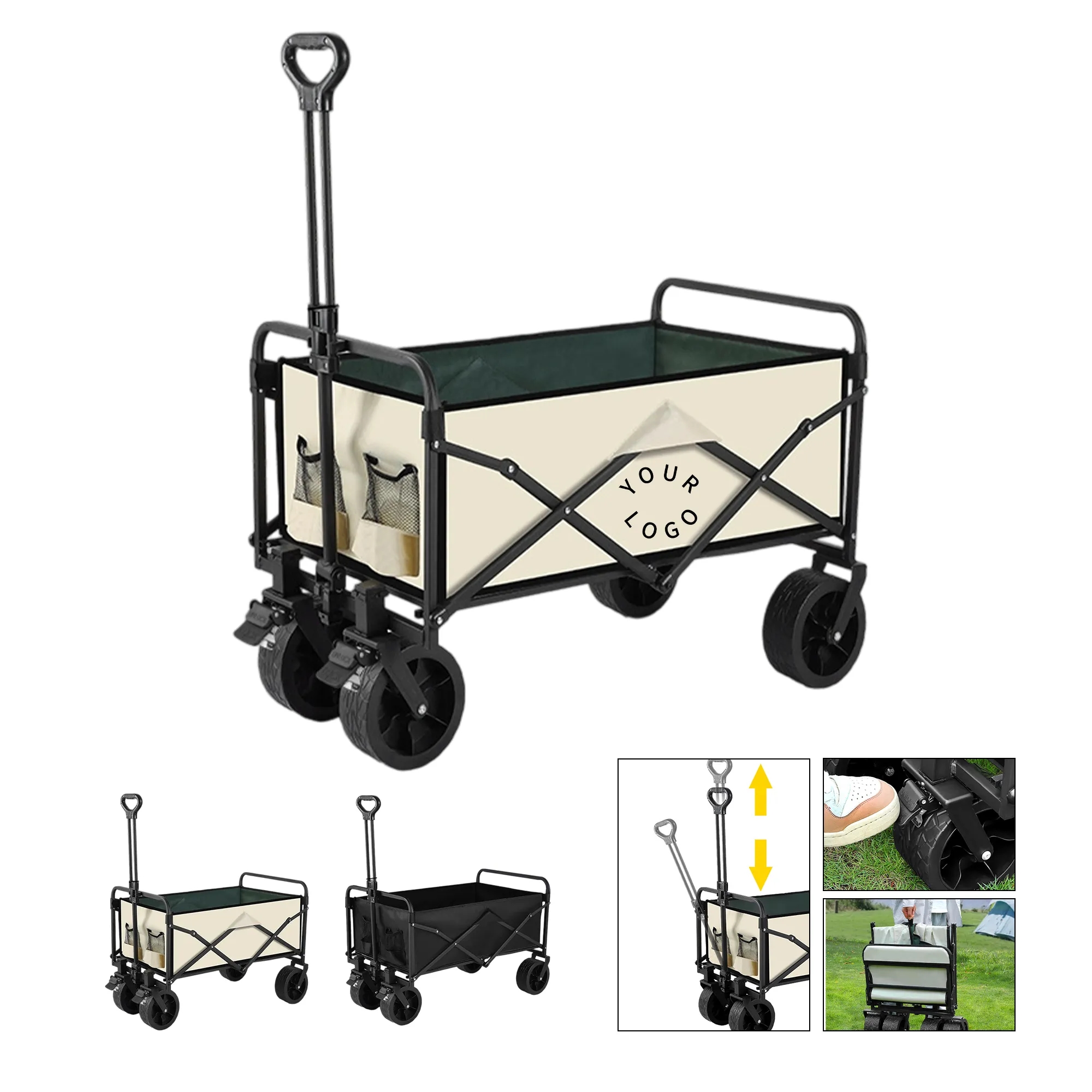 Foldable Camping Utility Trolley 2
