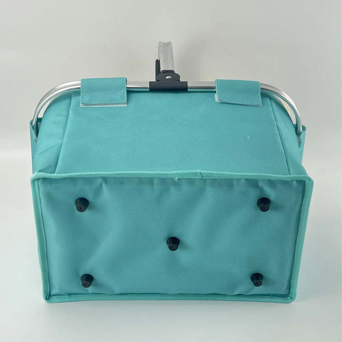 Portable foldable travel shopping cooler bag picnic basket 6