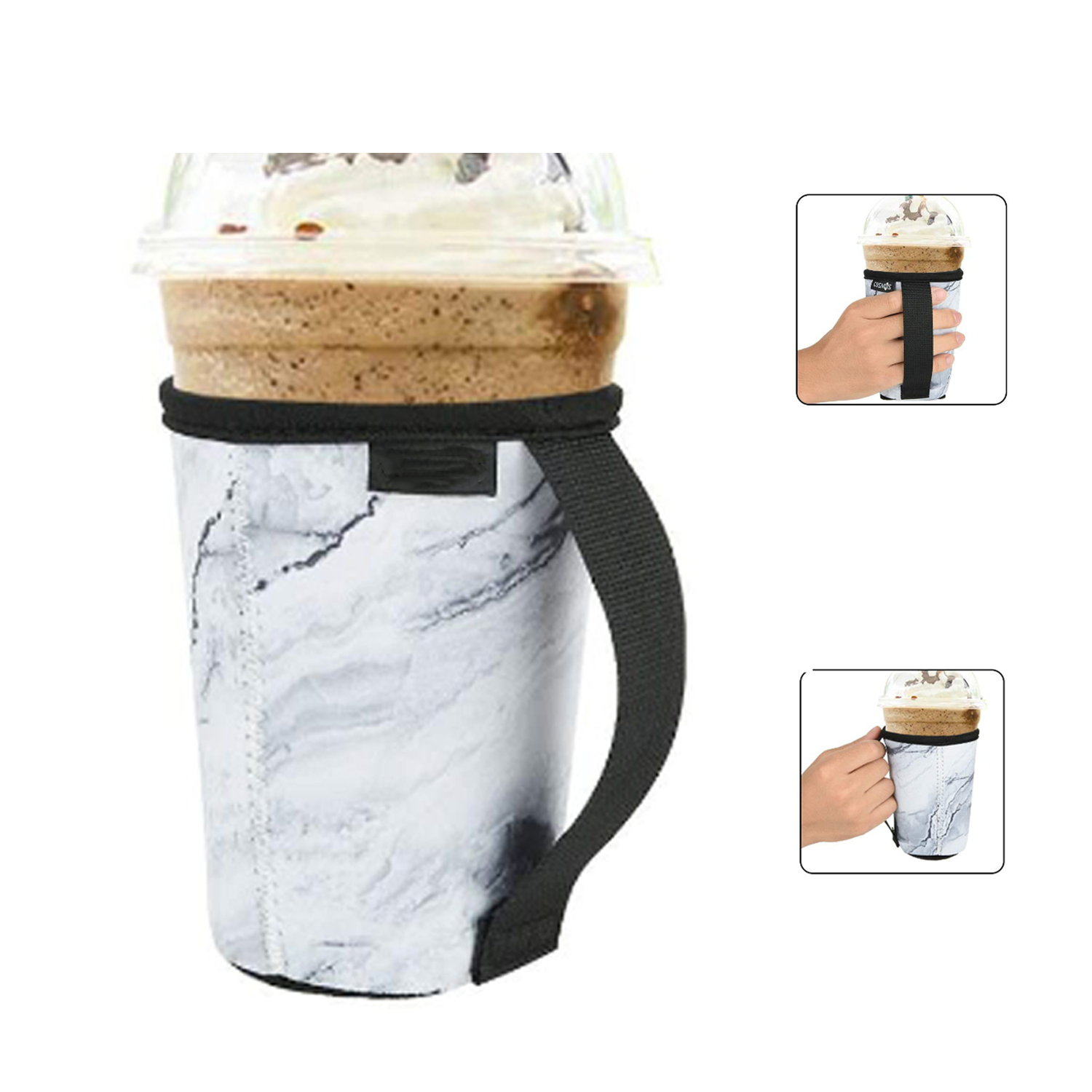 12 Oz. Neoprene Sublimated Can Cooler W/ Strap Handle 4
