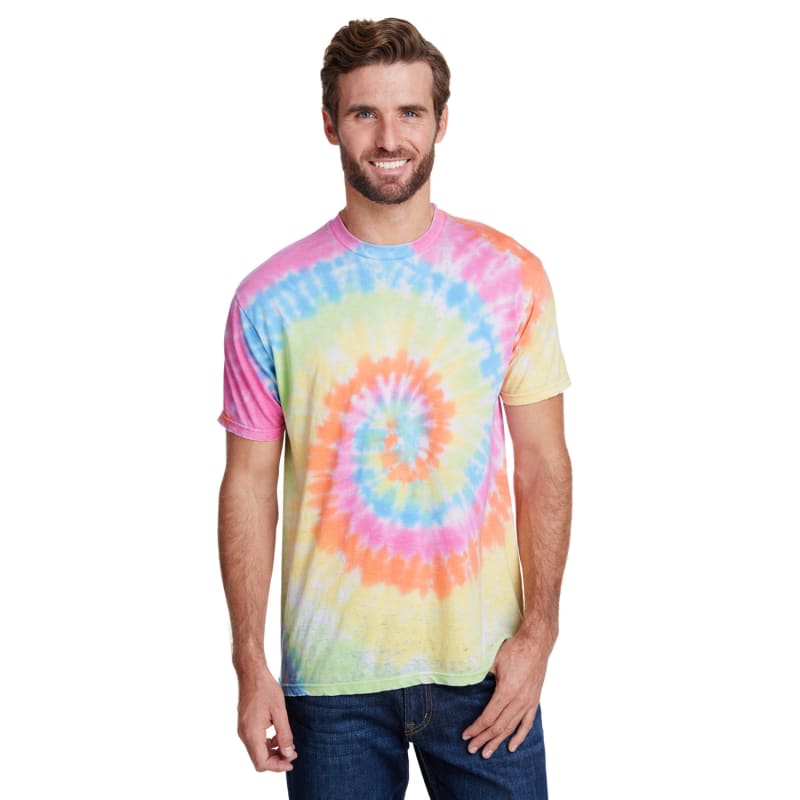 Tie-Dye Adult Burnout Festival T-Shirt 13