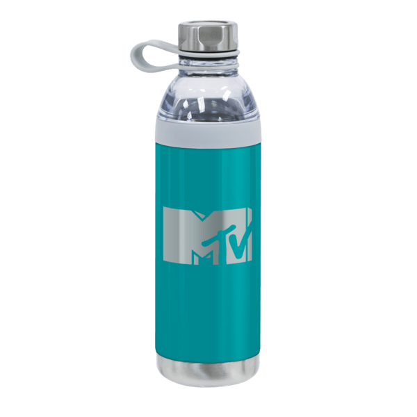 Dual Opening Stainless Steel Water Bottle - 20 Oz., custom water bottle with logo imprint 38