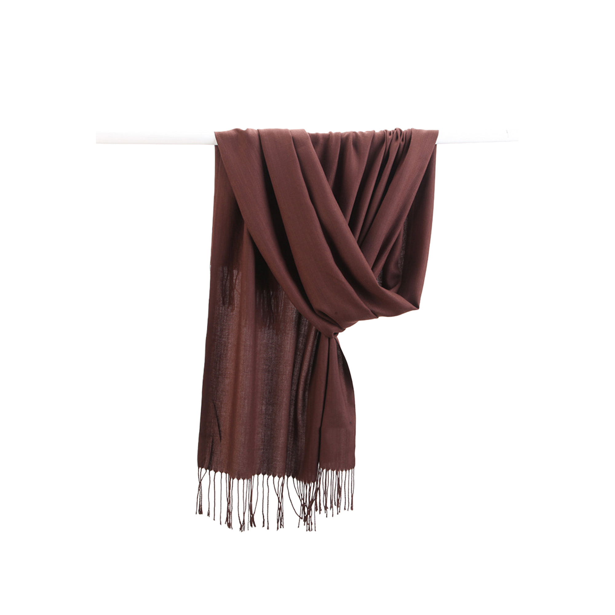Custom Logo Multi-Color Fringed Scarf 9