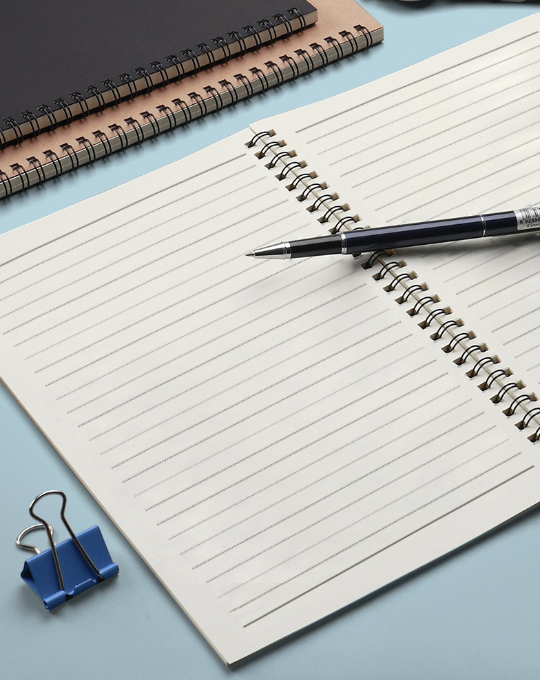 B5 Hard Kraft Cover Wire Bound Notebook 60 sheets 8