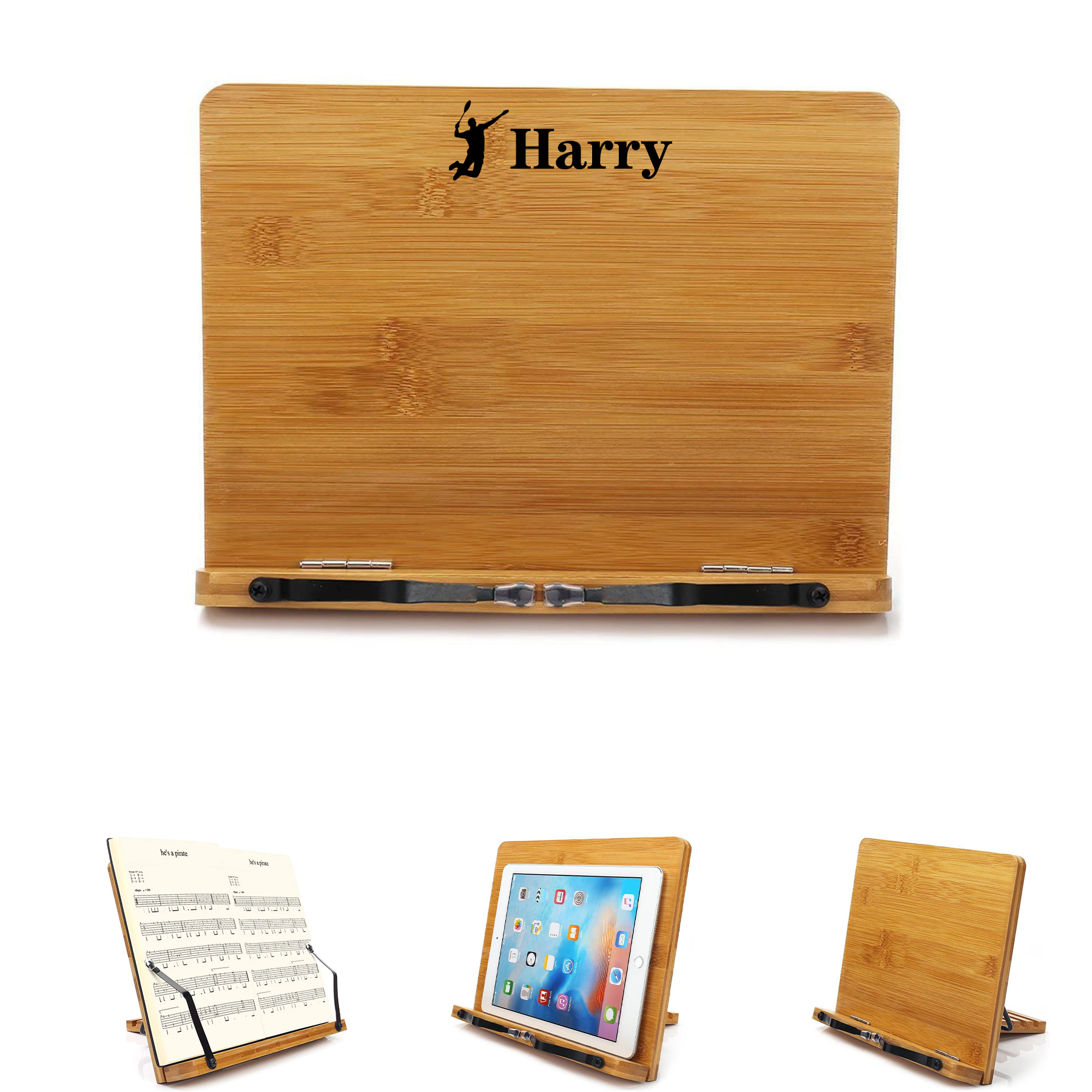 Bamboo Book Stand 11" x 8.2" 2