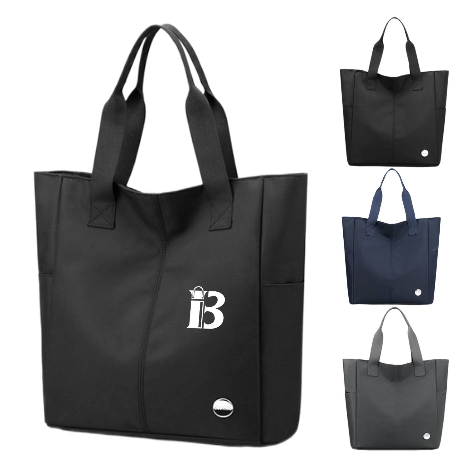 Nylon Business Handbag Tote Bag, custom tote bag with logo imprint 1