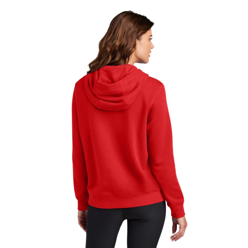 Nike Ladies Club Fleece Sleeve Swoosh Pullover Hoodie 9