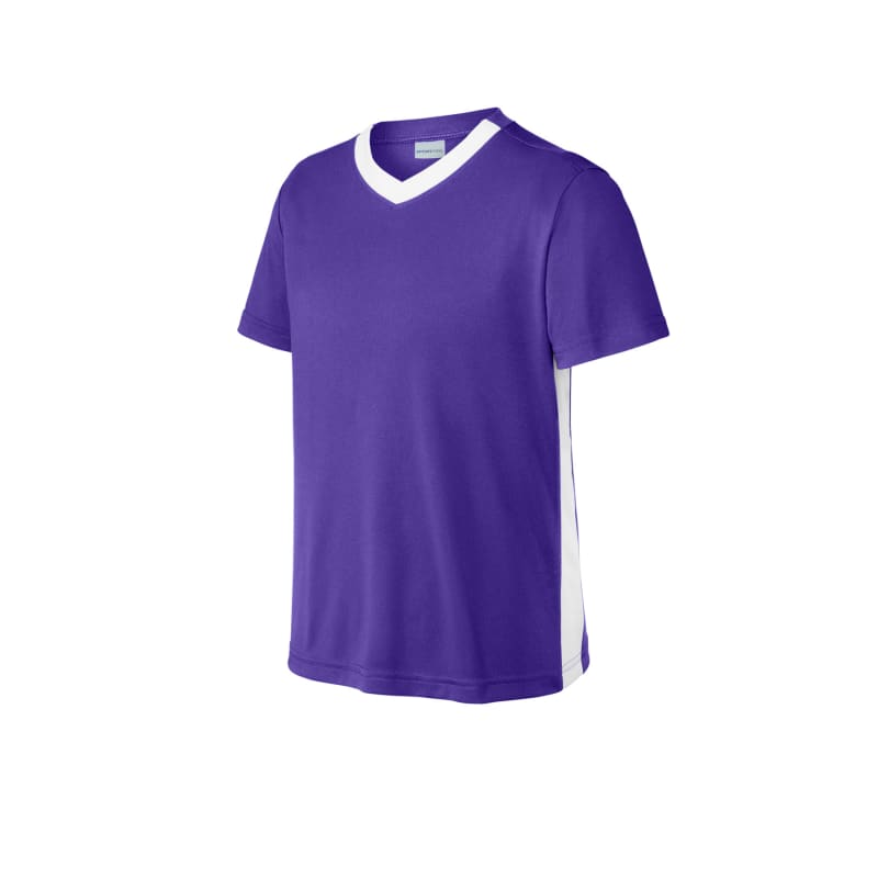 Sport-Tek Youth Competitor United V-Neck 63