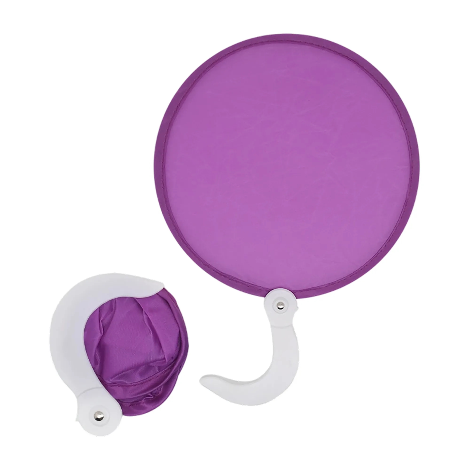 Foldable Polyester Disc Fan 7.9x11.2 Inch 8