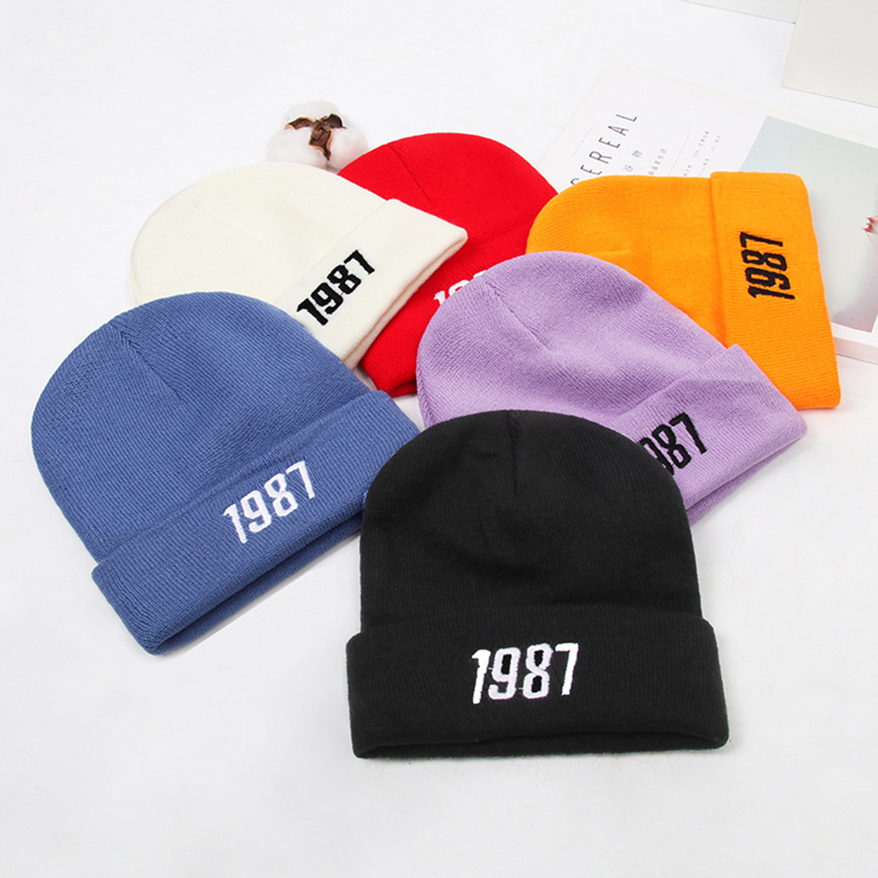 Knit Beanie with Reflective 3