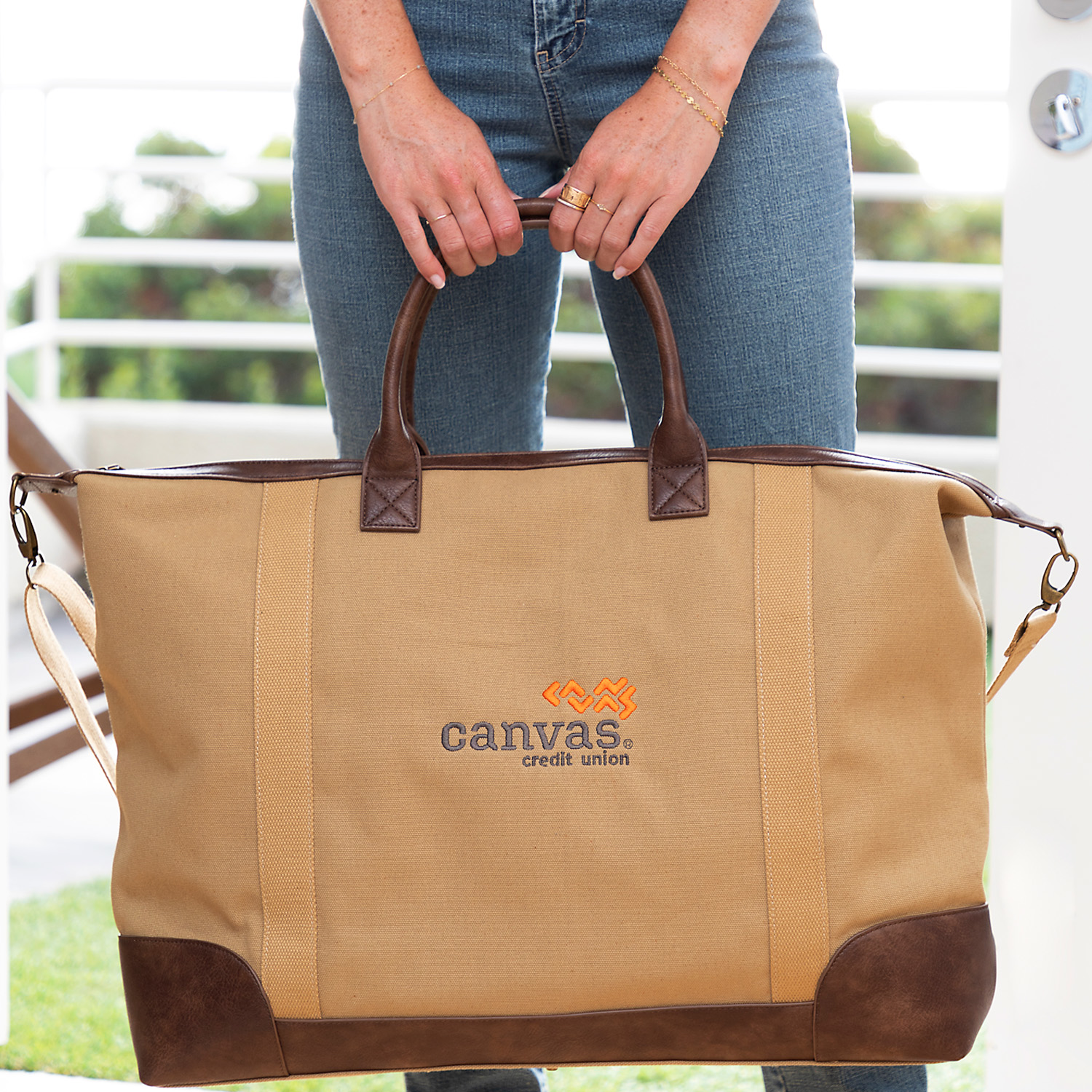 Touring Luxe Canvas Weekender 5