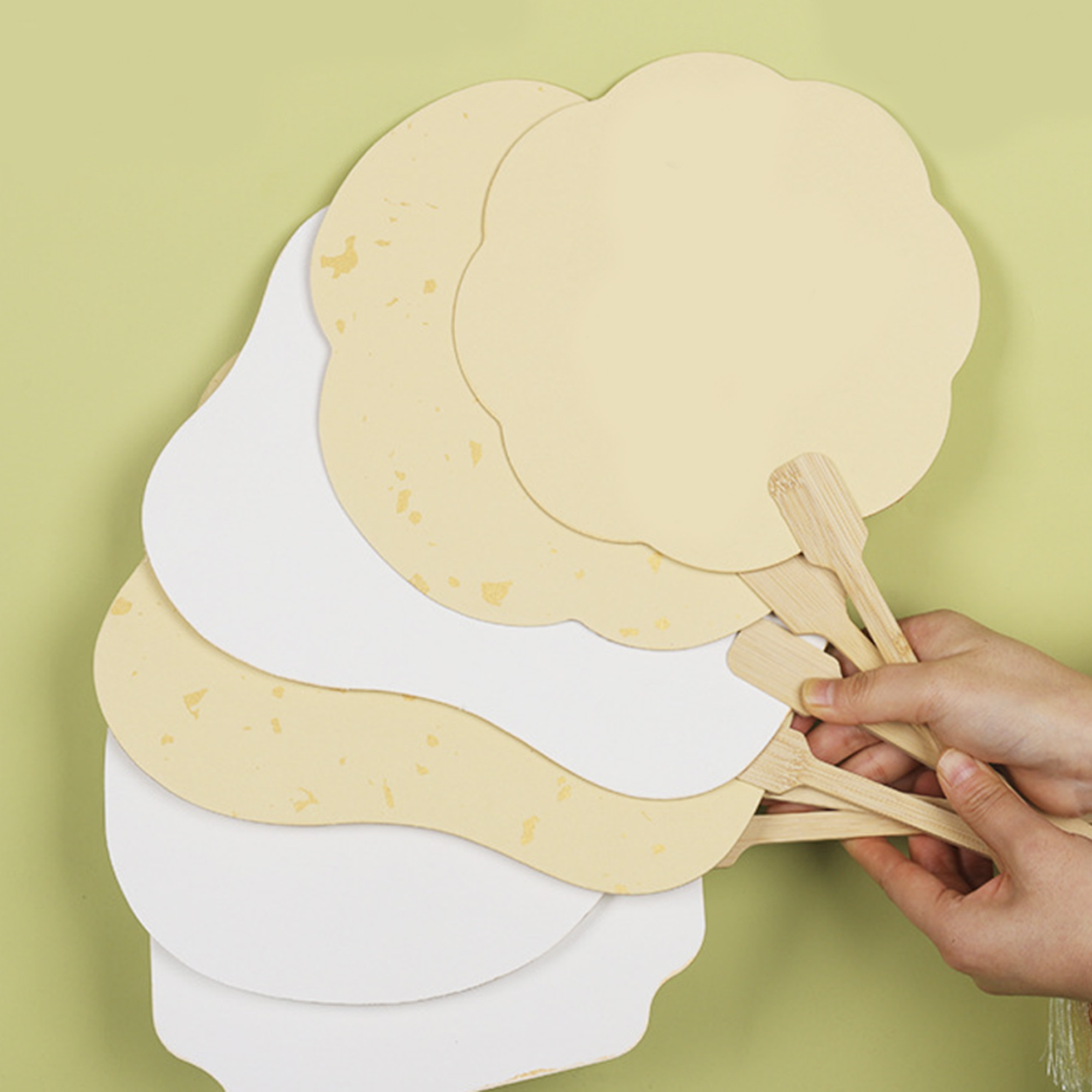 Durable Two-Sided Hand Fan 2