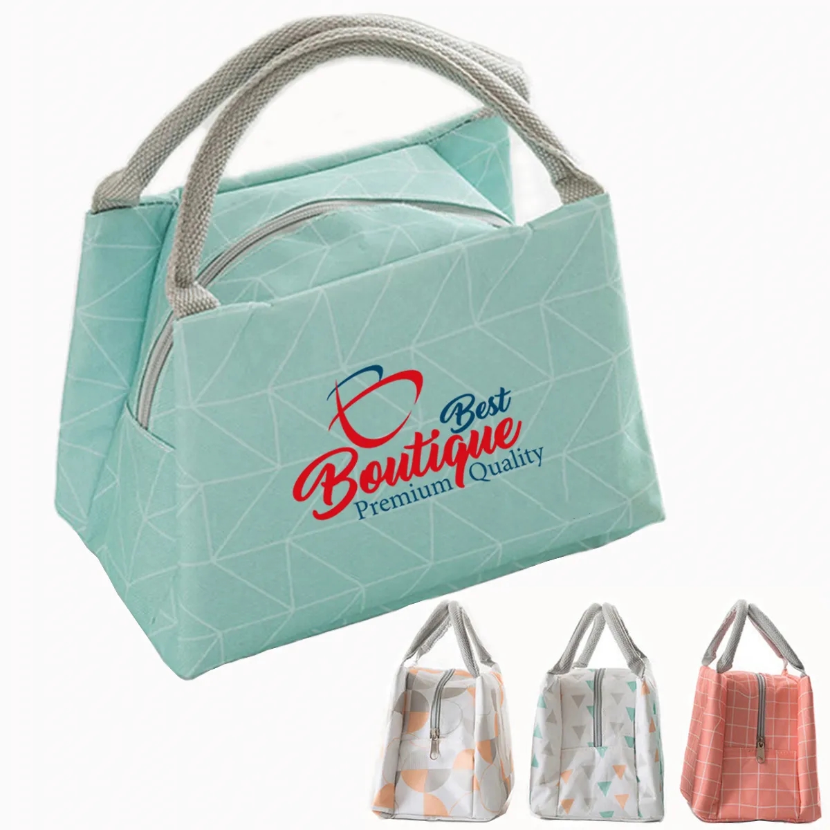 Custom Reusable Cooler Insulated Lunch Bag For Work Travel 2