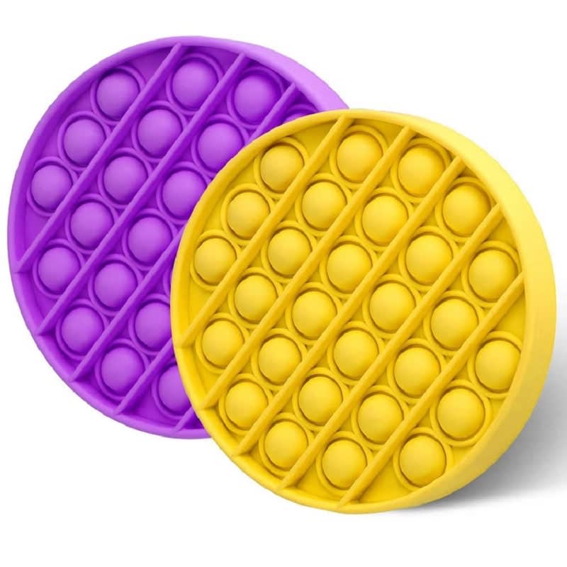 Custom Printed Silicone Push Pop Bubble Fidget Toys 10