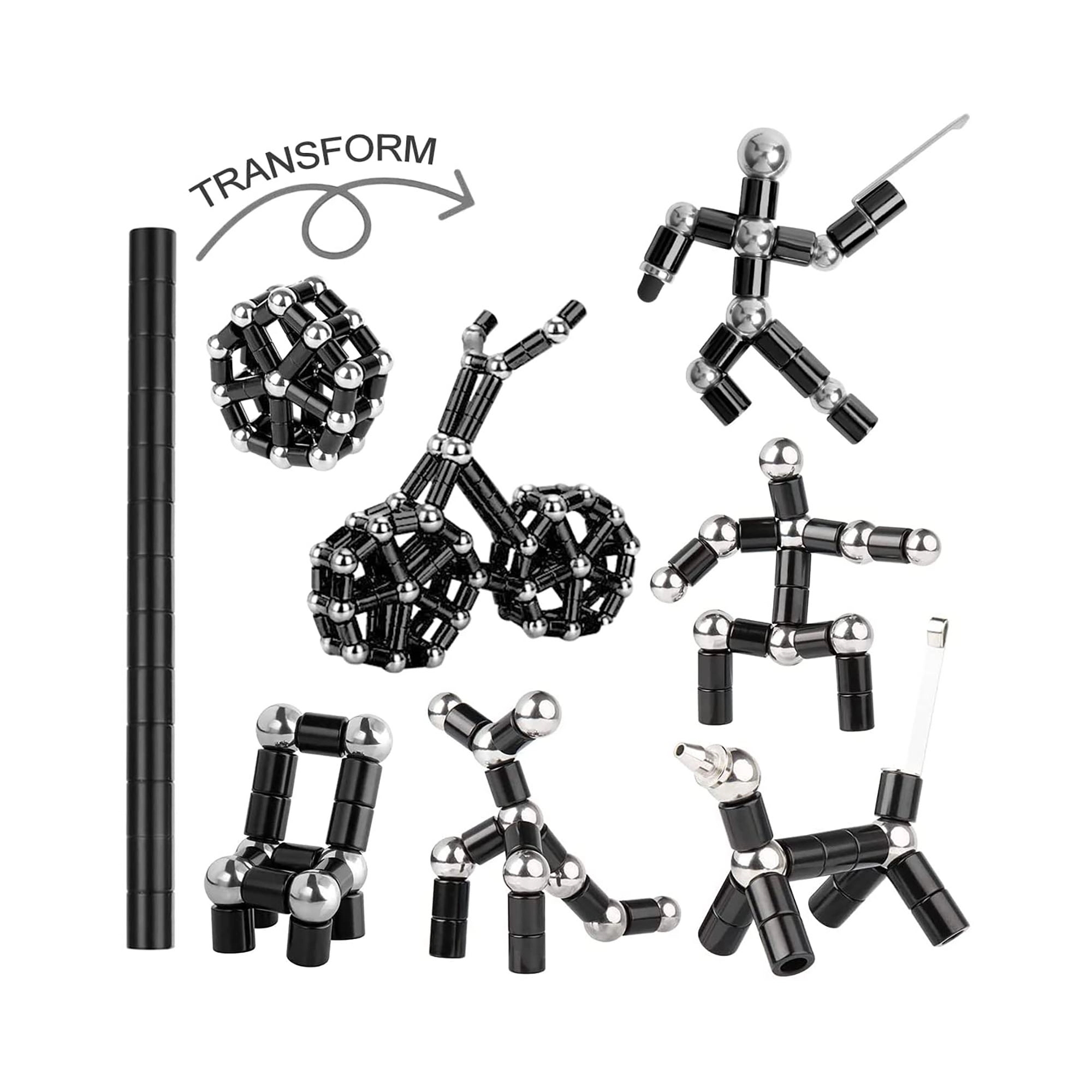 Multifunctional Deformable Magnetic Fidget Writing Toy Pen 3