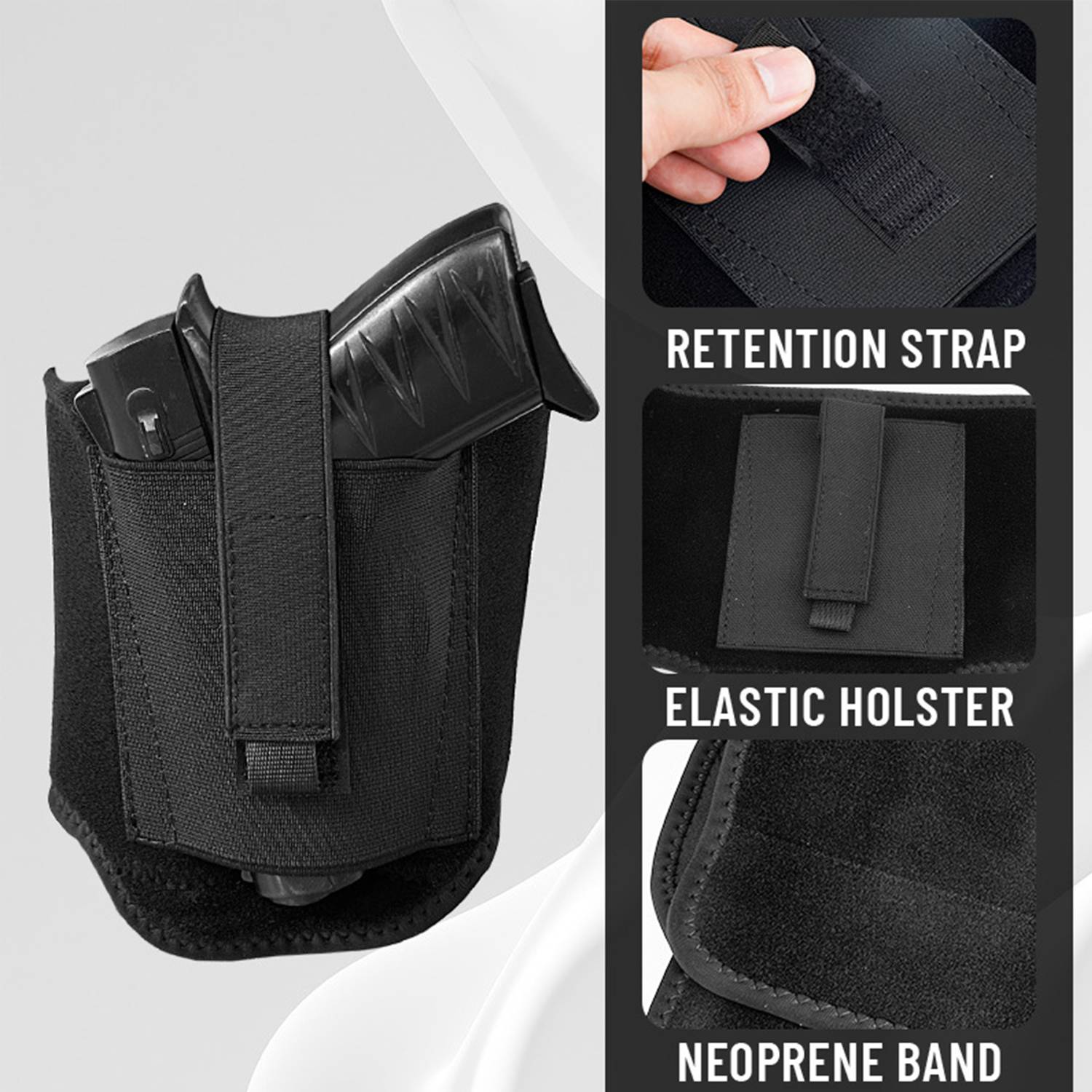 Outdoor Invisible Tactics Training Bag Leggings Gun Holster 2