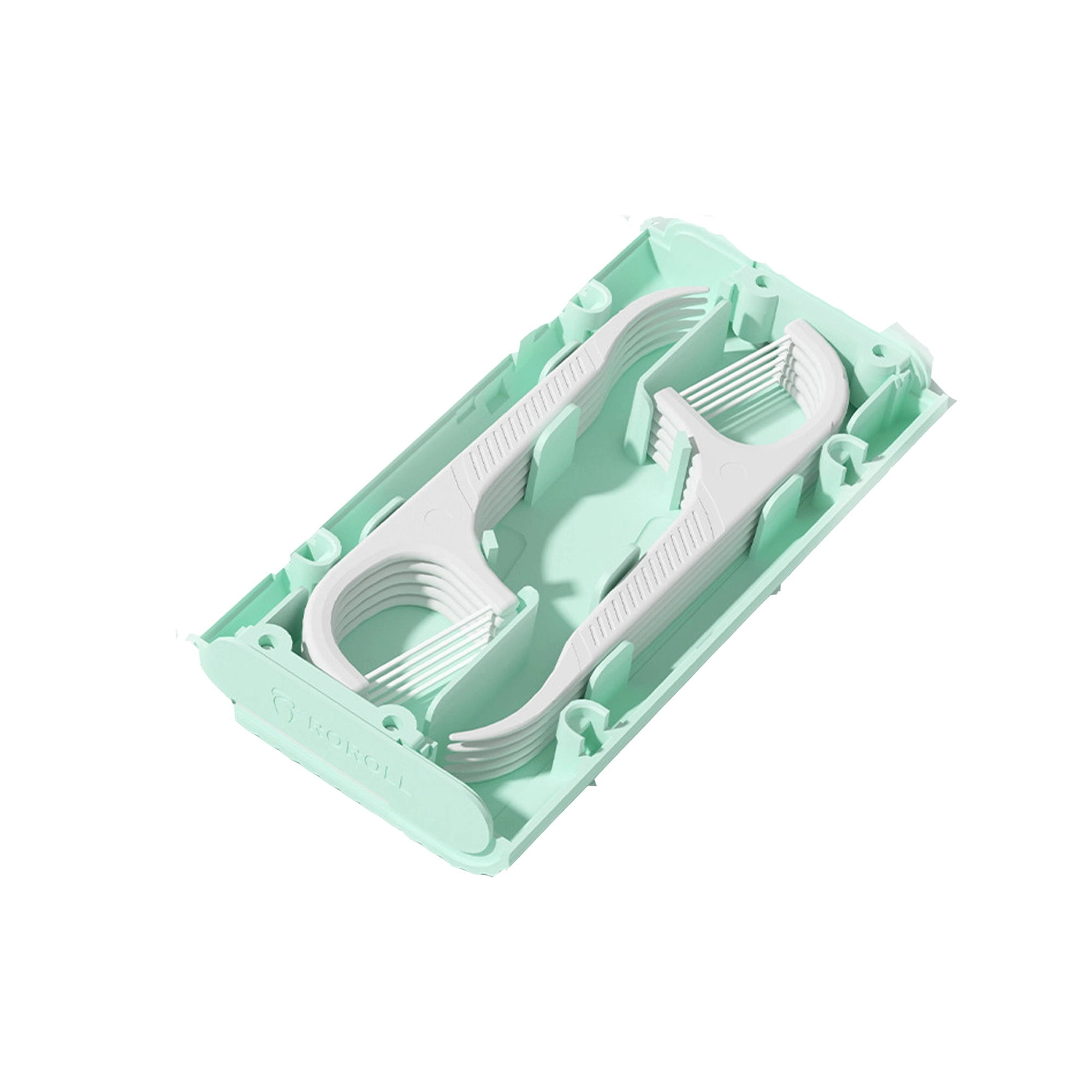 10pcs Portable Case Dental Floss Picks 2