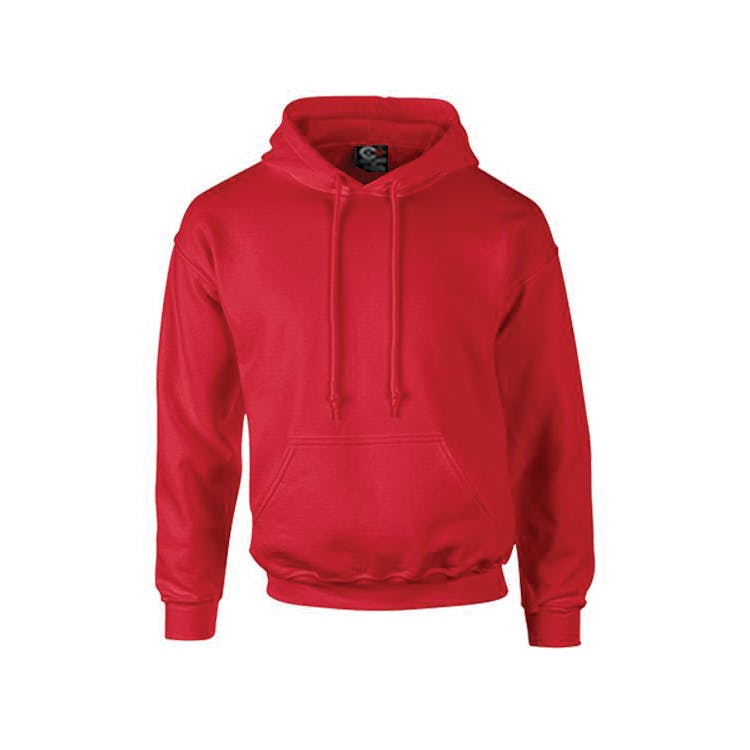 Cotton Plus Hooded Sweatshirts - Red XL, custom hoodie or sweatshirt with logo imprint 2