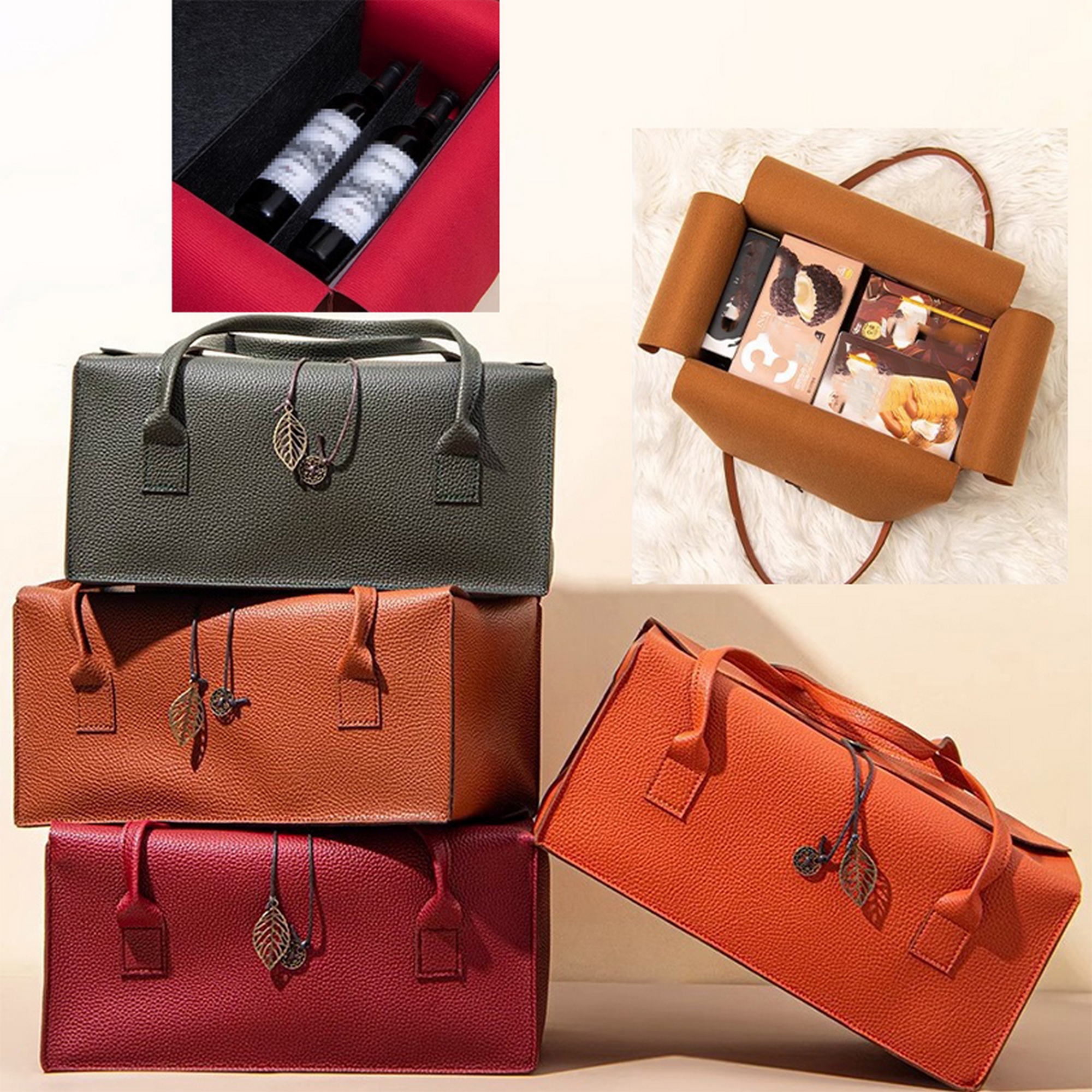 Business High-End Leather Gift Wine Gift Box 5
