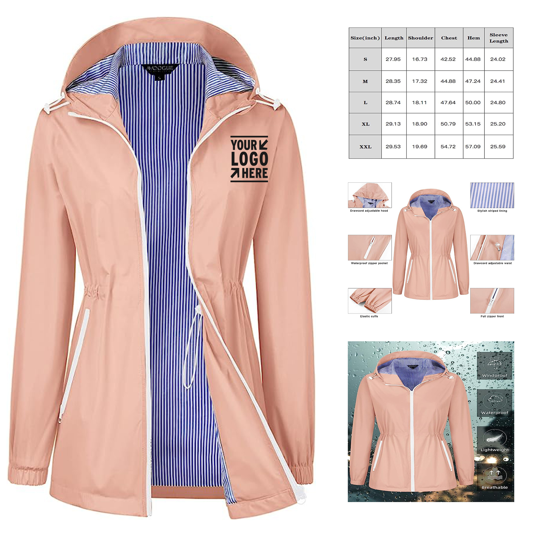 Women's Waterproof Rain Jackets