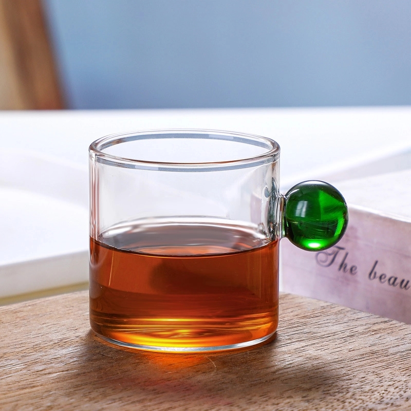 4 OZ/120ML Glass Tea Coffee Mug & Office Drink Gift Cup 6