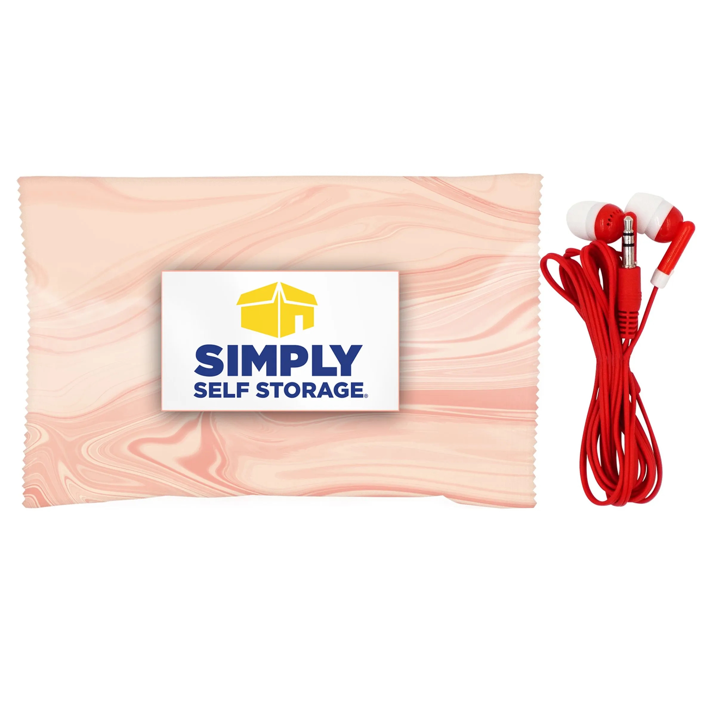 Rose Wrapped Ear Bud Set 6