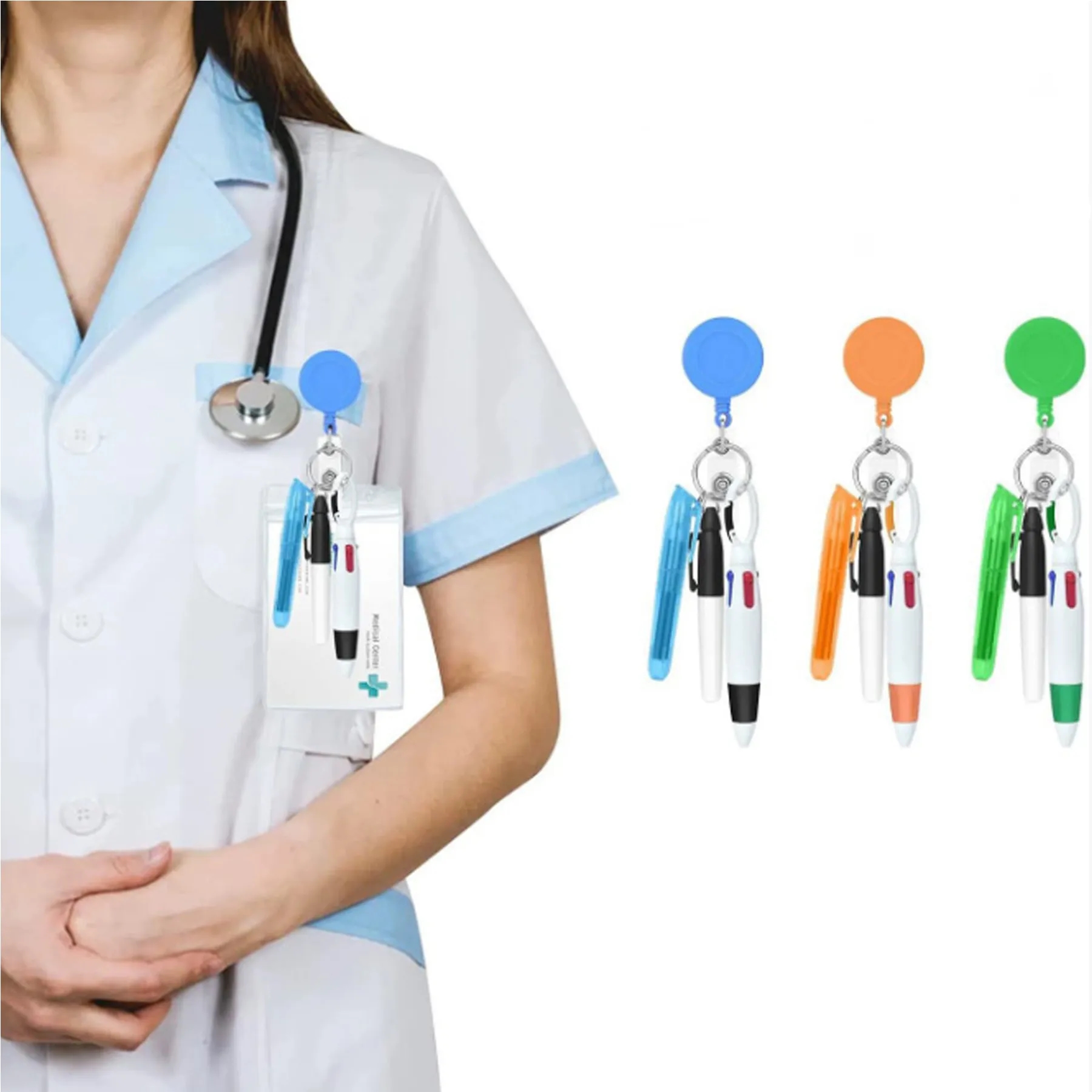 Medical Pen Set with Easy to Pull Buckle 5