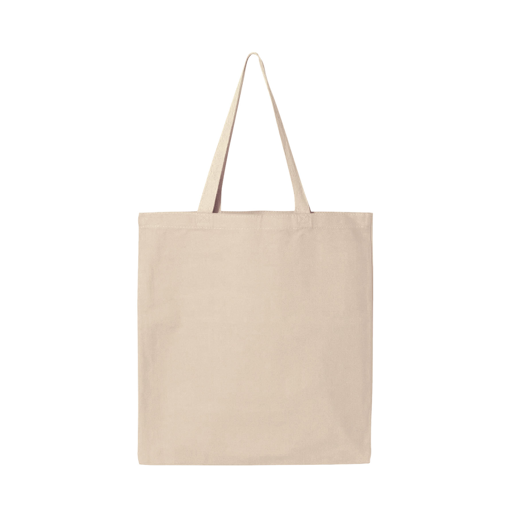 6oz. Natural Cotton Canvas Economical Tote Bag/w All Side Gusset_R122NBT 3