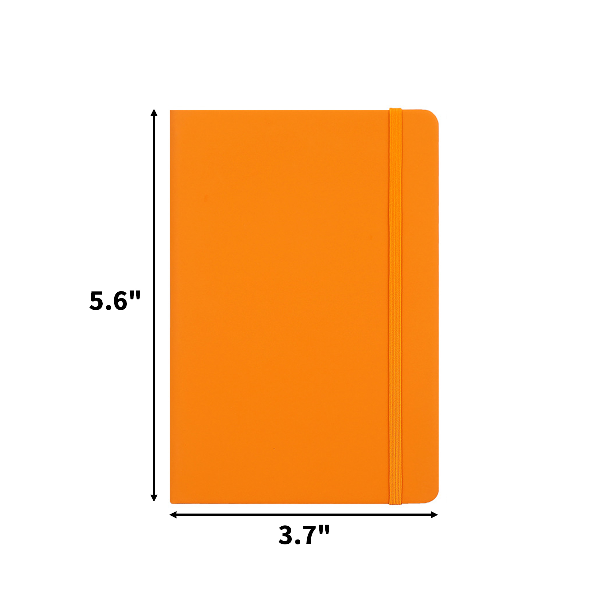 A6 Hard Cover Notebook 80 Sheet With Elastic Band And Bookmark 12