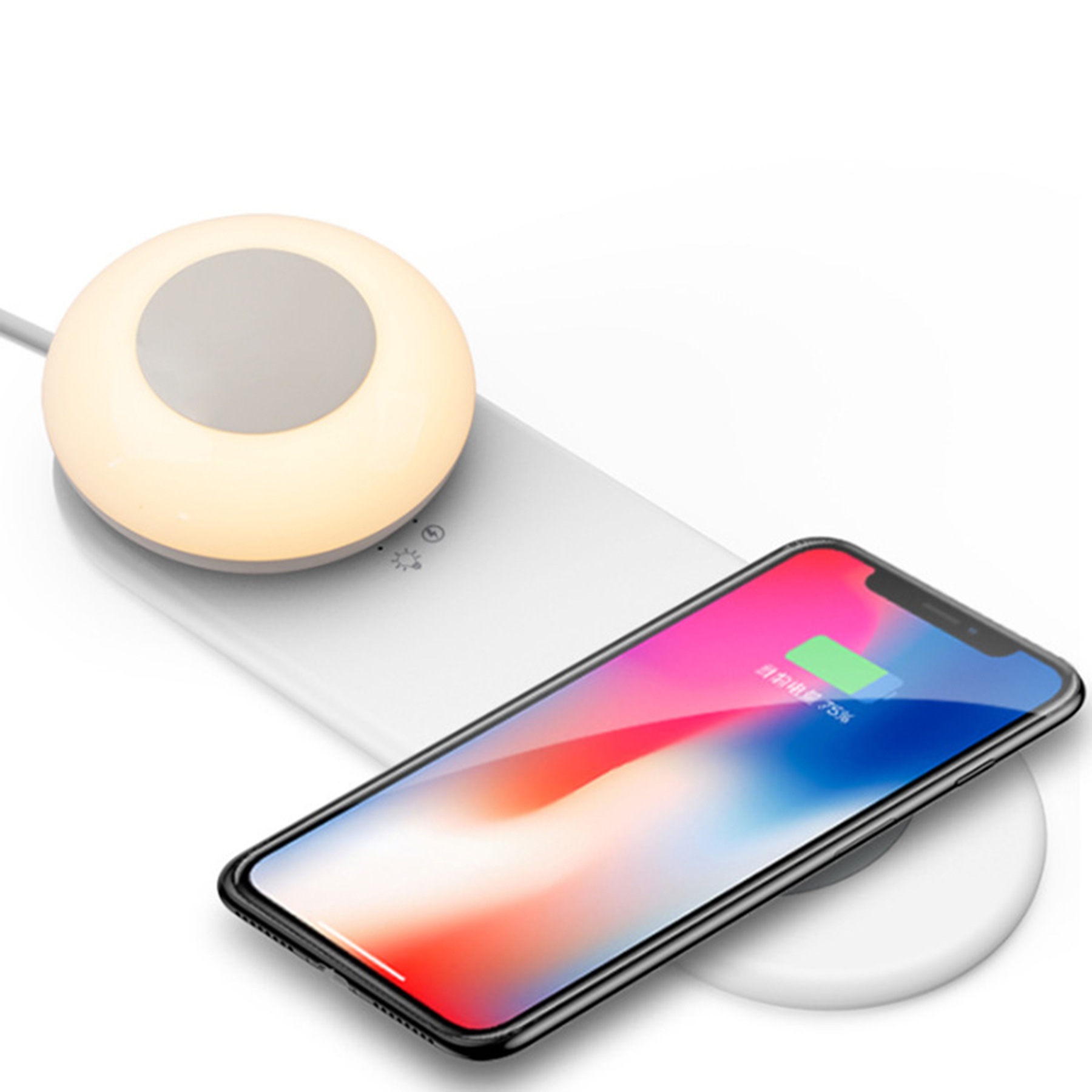 Led Lamp With Wireless Charger 2