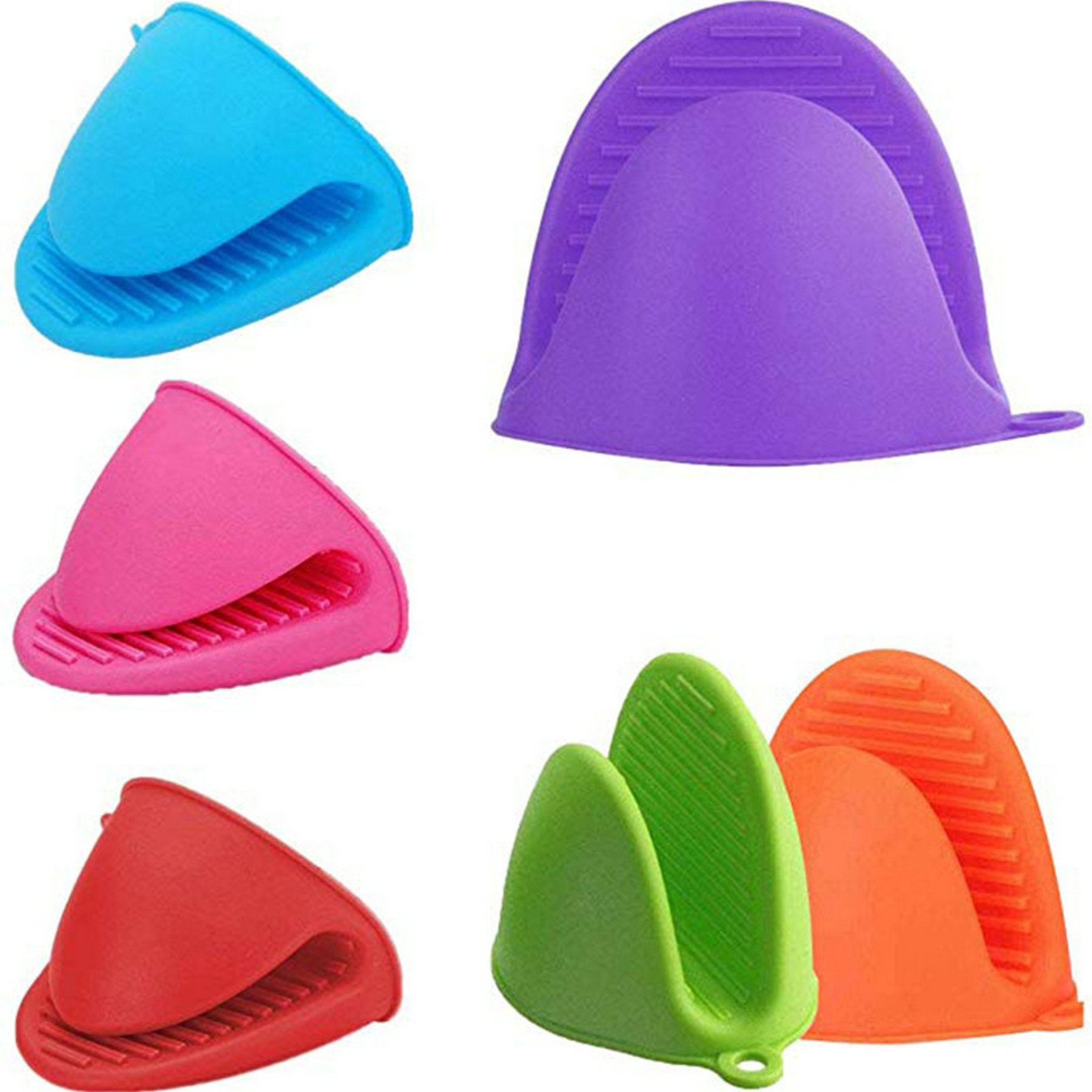Heat Insulation Silicone Hand Clip/Oven Mitts 2