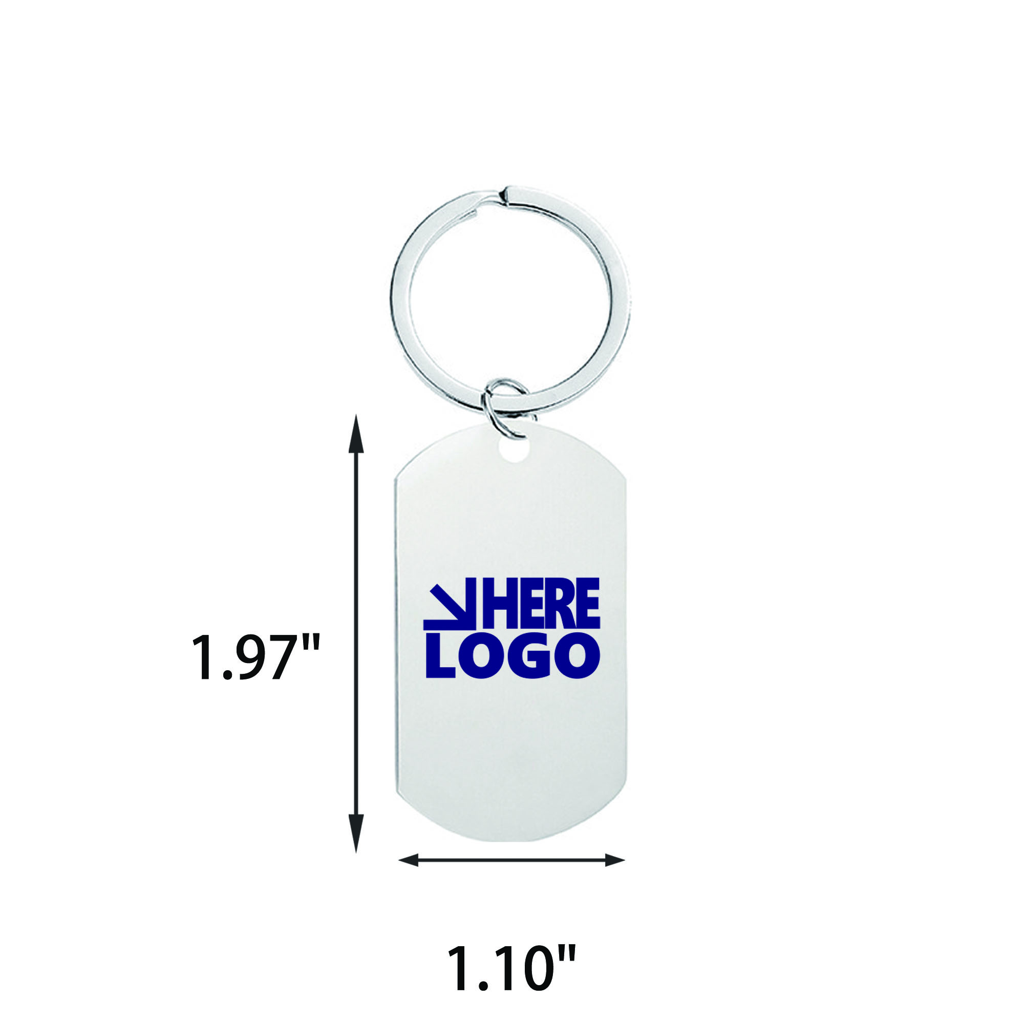 Durable Custom Stainless Steel Keychain 2