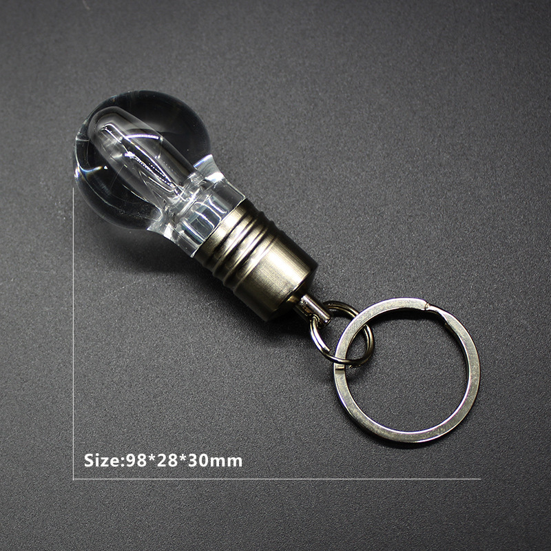 Customized 4GB Light Bulb USB Drives w/Keychain 4