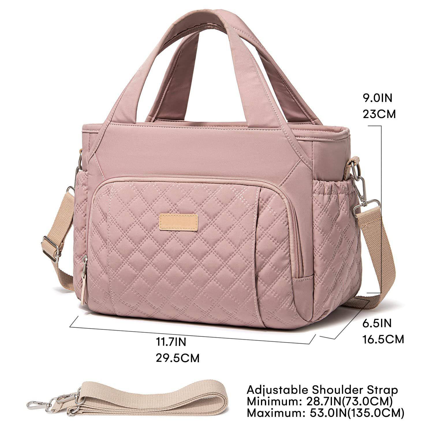 Multi-Pocket Oxford Insulated Cooler Lunch Bag w/ Handle 6