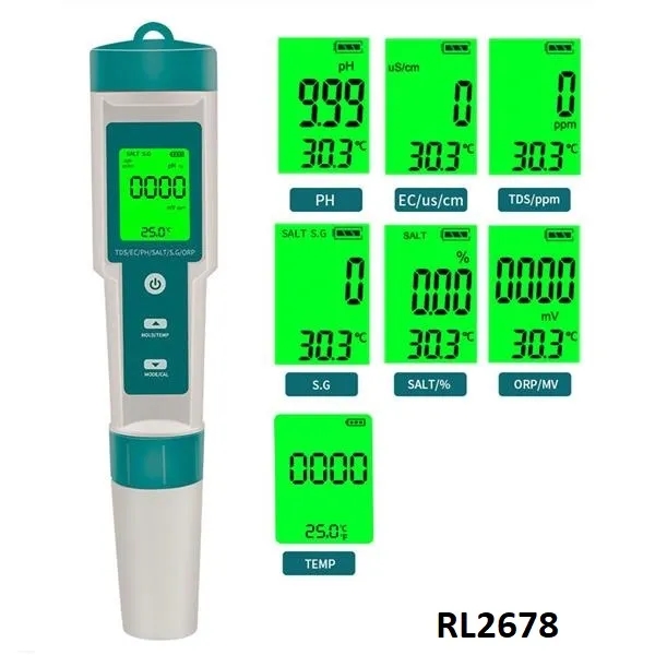 5 in 1 Portable High Precision Water Quality Purity Tester 4