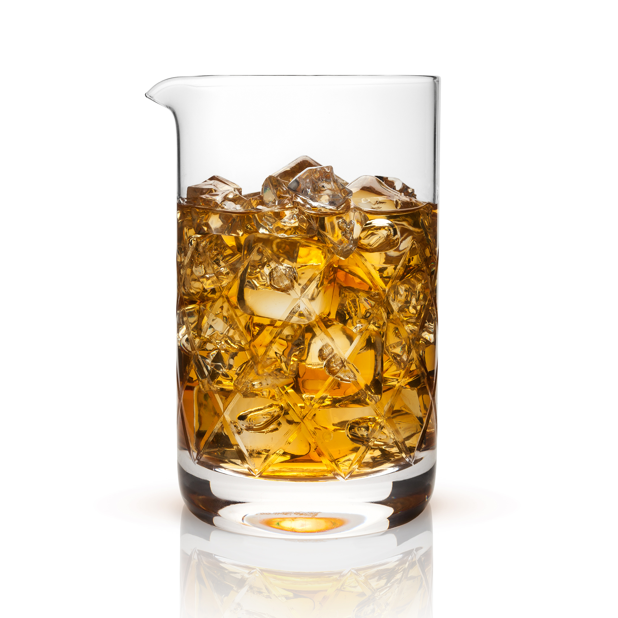 Viski® Large Cut-Crystal Mixing Glass 7