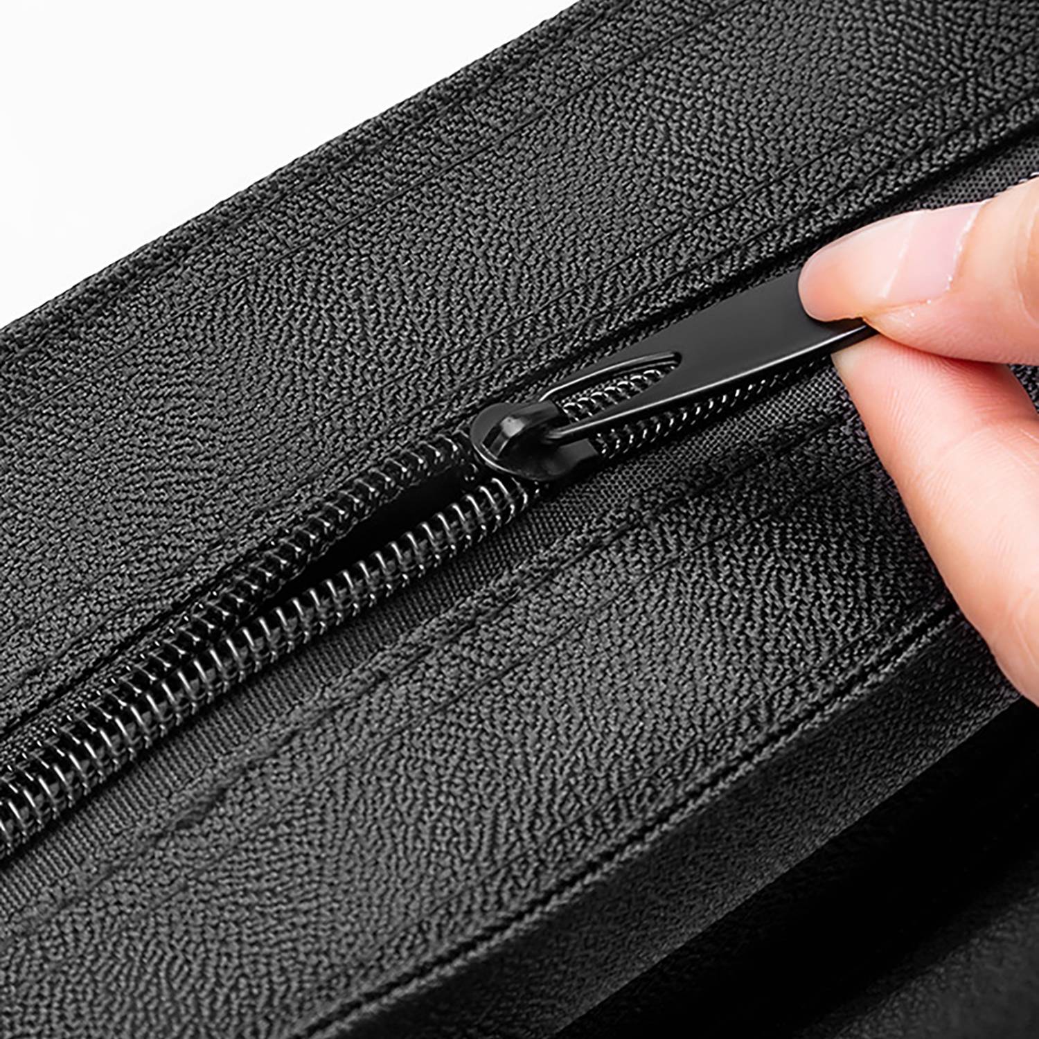 Large Capacity Waterproof Canvas Briefcase W/ Zipper 2