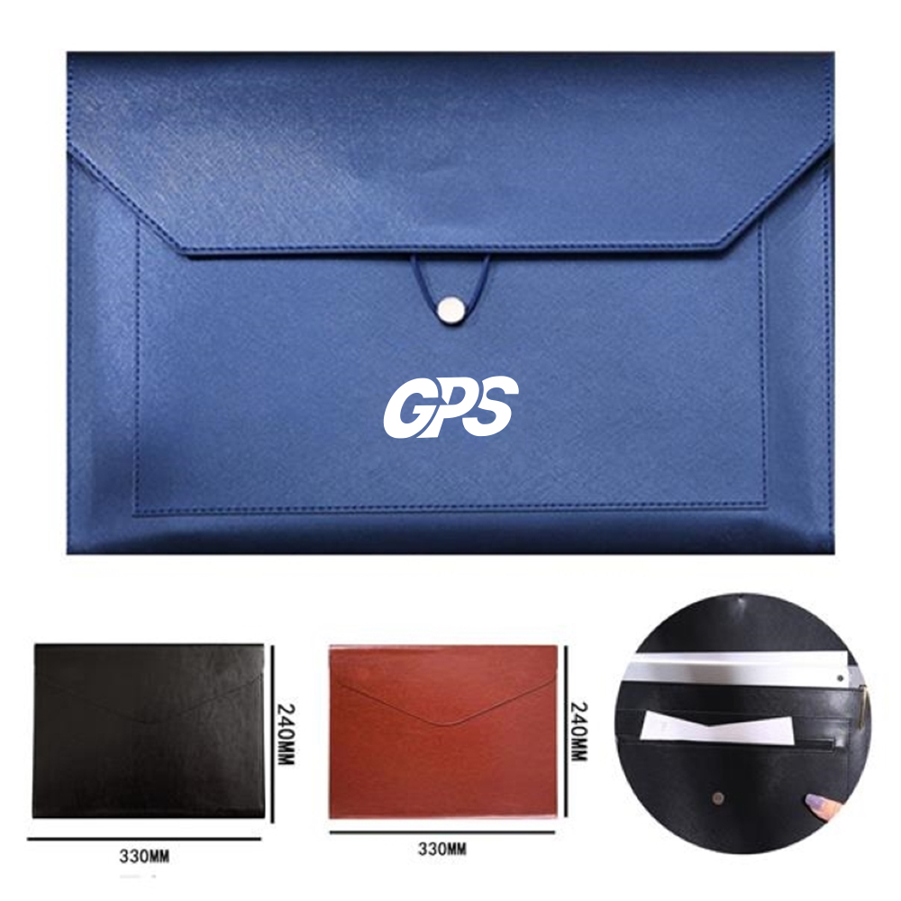 PU Leather A4 File Folder