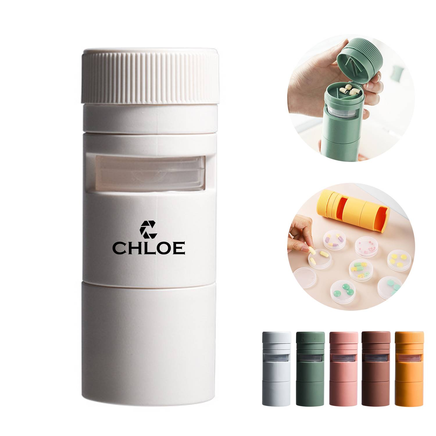 Multi-Functional Plastic Medicine Box Mini Portable 8