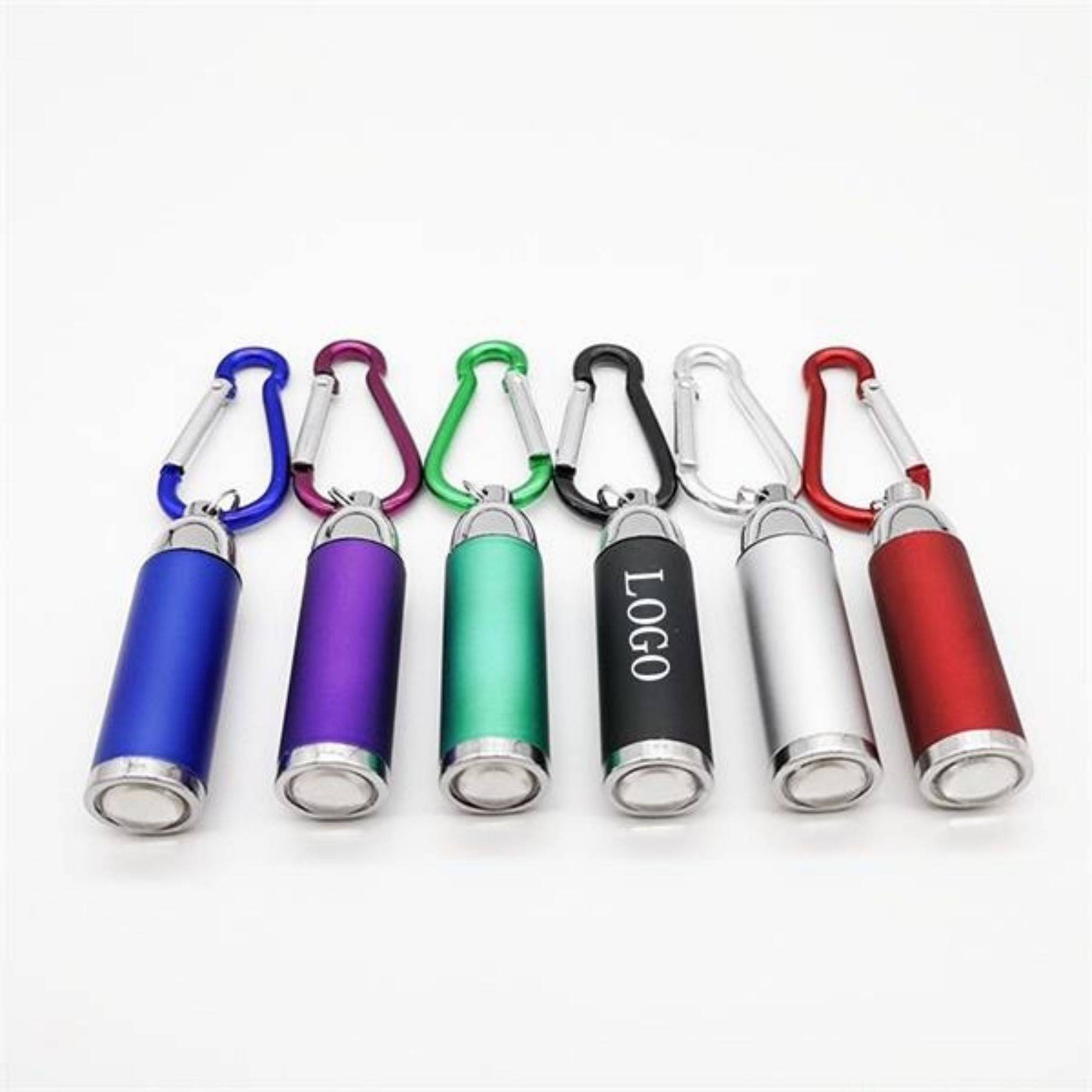 Mini Aluminum LED Flashlight Keychain 2