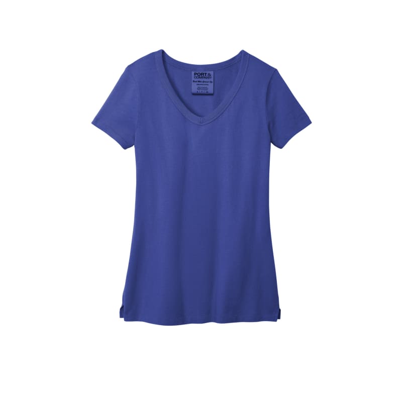 Port & Company Women's Beach Wash Garment-Dyed V-Neck Tee 5