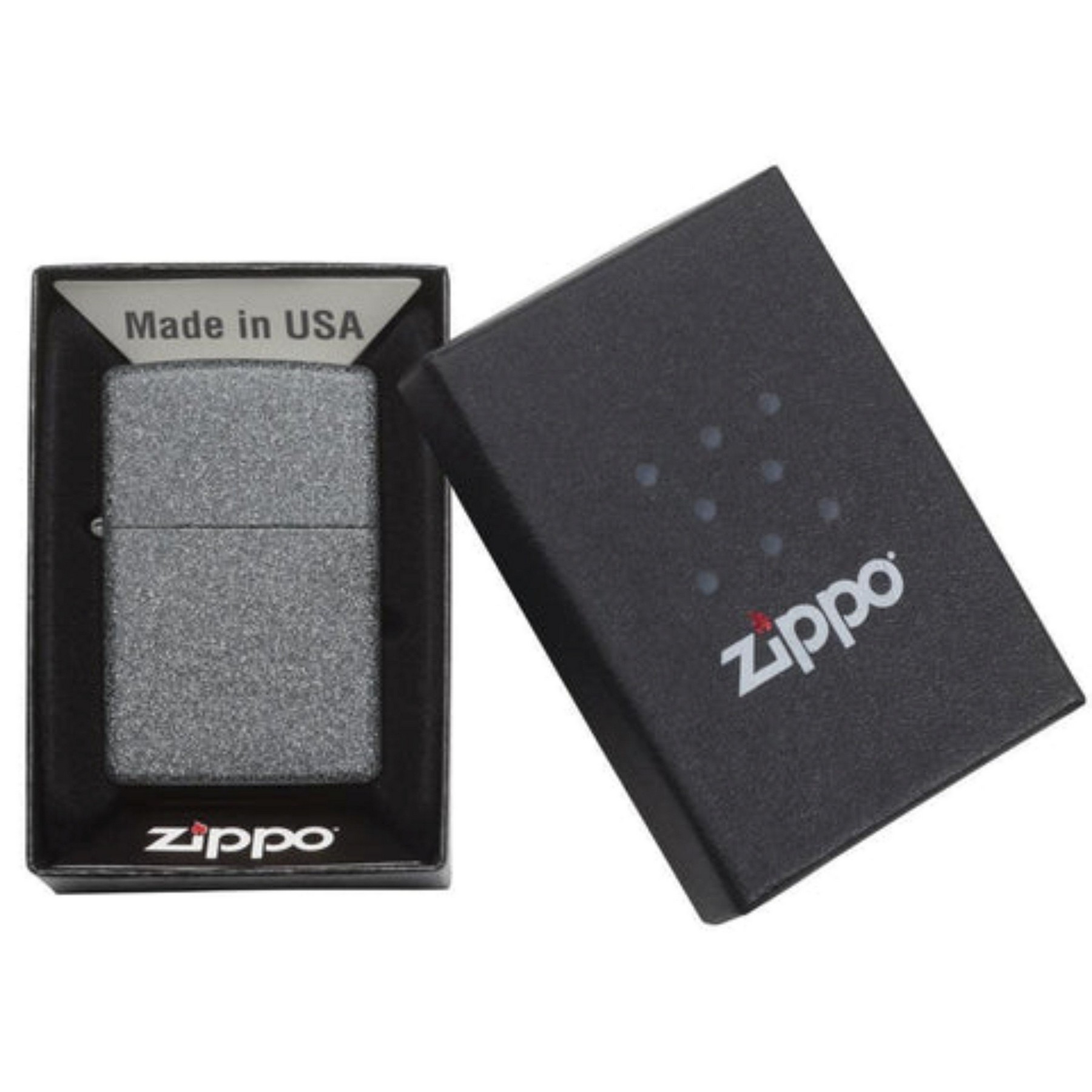 Genuine Zippo windproof lighter - Iron Stone 4