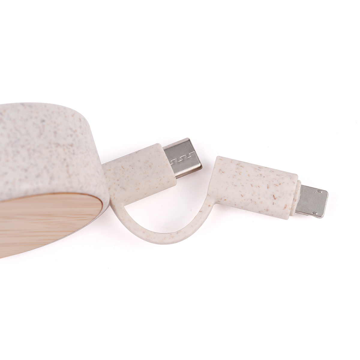 Eco-Friendly Retractable Cable with Type-C/USB 1